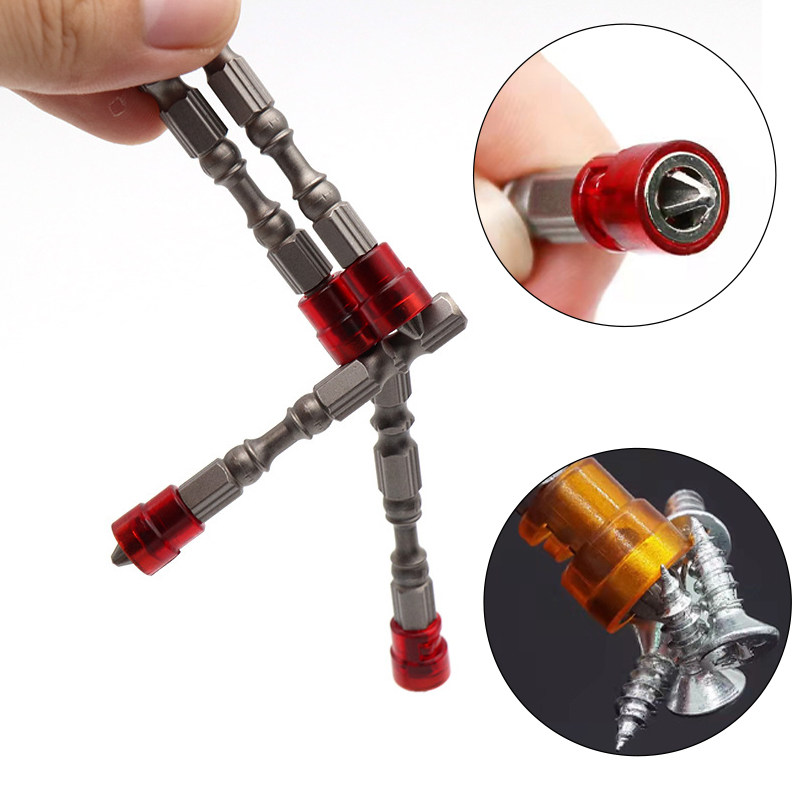 Упаковка угол 5pcs s2 alloy ph2 phillips single head magnetic screwdriver