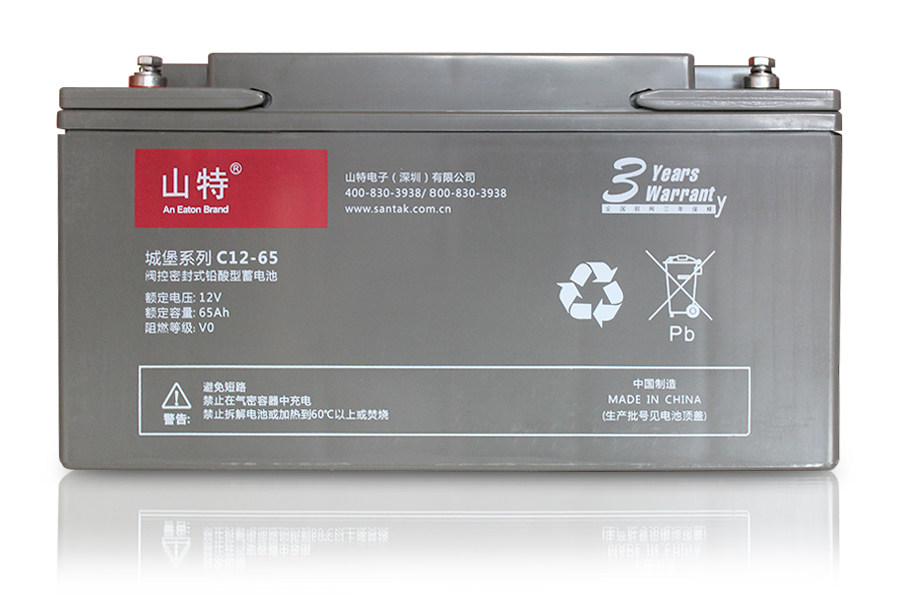 Shante 12V65AH UPS uninterruptible power supply maintenance-free battery SANTAK Castle C12-65