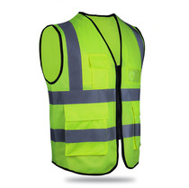 Driving fluorescent clothes summer outdoor work clothes printing horse clip reflective vest custom workers Greening sanitation workers