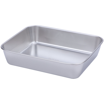 Cookzone stainless steel rectangular multifunctional plate