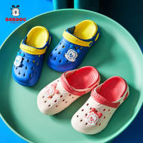 Child Dongle Shoes Summer Girl 1-8-year-old indoor baby non-slip boy sandslippers baby Baotou 2