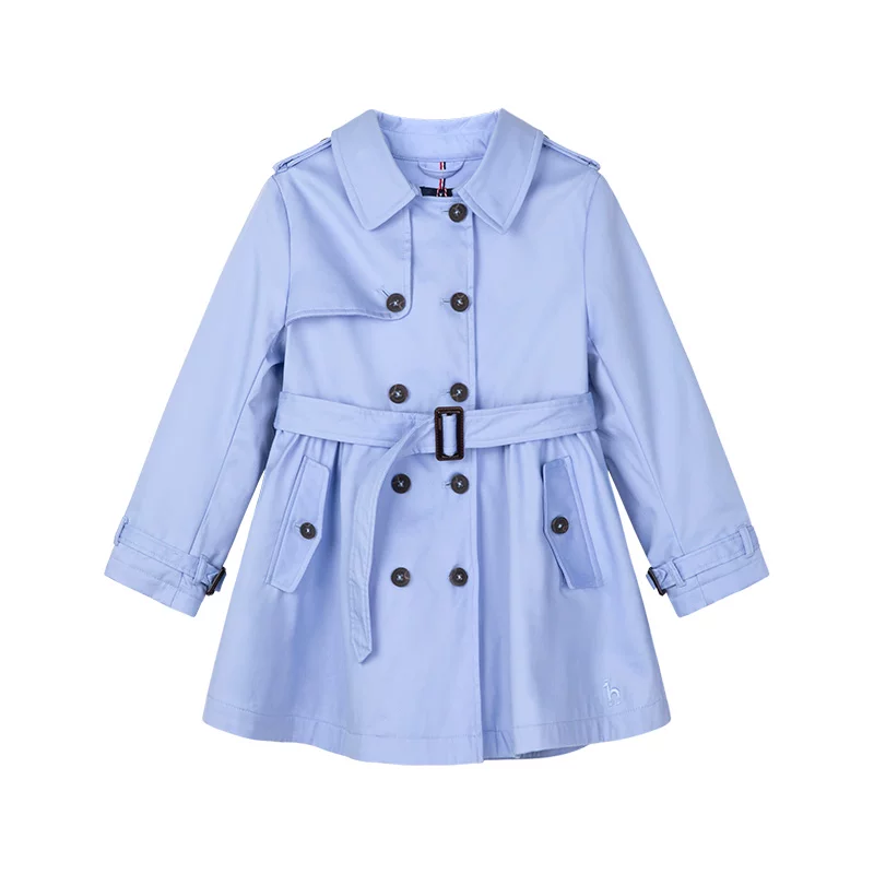 Autumn trench coat, jacket, children's clothing, for teenagers, British style