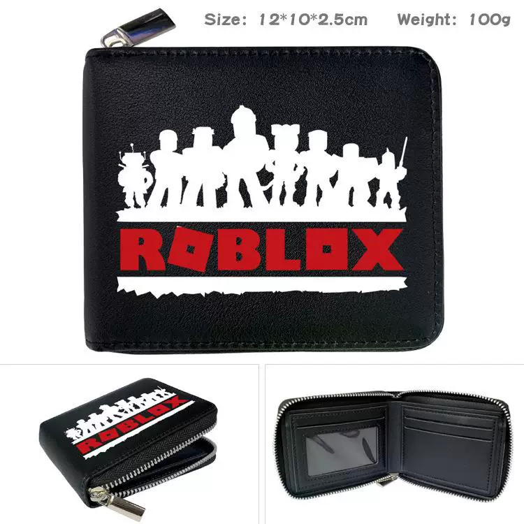Новый мир виртуальных периферийных молния PU бумажник монета кошелёк ROBLOX игра половинчатый бумажник