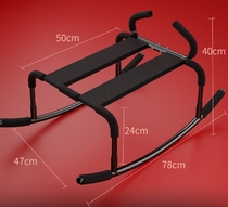 Secret-haired woman on top of man having sex on sofa with multi-functional props for couple sitting on lotus for couple on acacia bed and on and off S-shaped chair