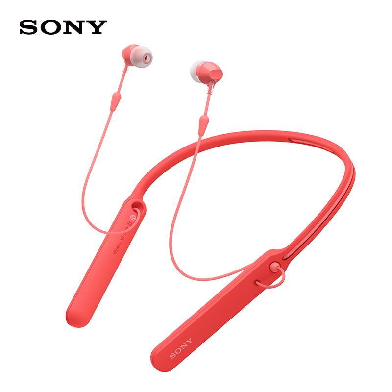 Sony Wi-C400 Wireless Bluetooth Headset In-Ear Neck Hanging Headset Hanging Neck Magnetic Long Battery Life