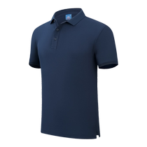 polo shirt custom high-end corporate work clothes printed lapel T-shirt short-sleeved embroidered logo summer work clothes for men and women