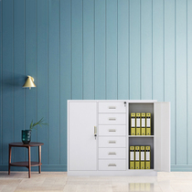 Office steel file cabinet tin cabinet locker file cabinet file cabinet wide six lower section short cabinet drawer cabinet