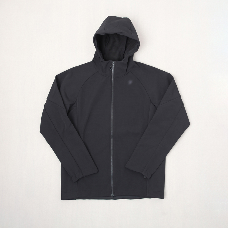 26 Autumn/Winter Fleece-Lined Hooded Solid Color Exquisite Embroidery Unisex Softshell Jacket Warm Coat 1003