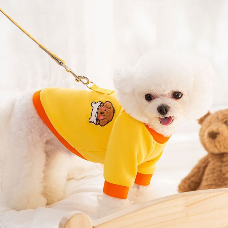 Dog clothes with traction button clothes thin and warm cat clothes in small dog dog dog dog dog dog outfit