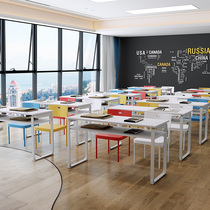 Training Desk Manufacturer Direct Marketing Education Institution Class Chairs And Chairs Combined Primary And Middle School Students Remedial Training Course Desk