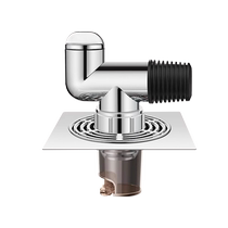 Washing machine sewer pipe floor drain special joint refurbishment drainage pipe anti-odor and anti-overflow cover three-head connection 3504