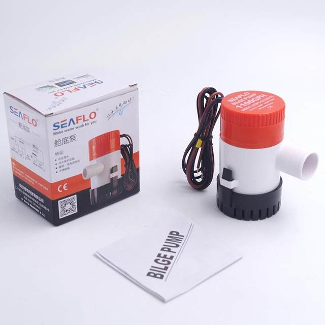 2V / 24V submersible ໂດຍກົງ JOG ປັ໊ມນ້ໍາ / bilge pump / cruise boat drainage pump / marine water pump seaflo