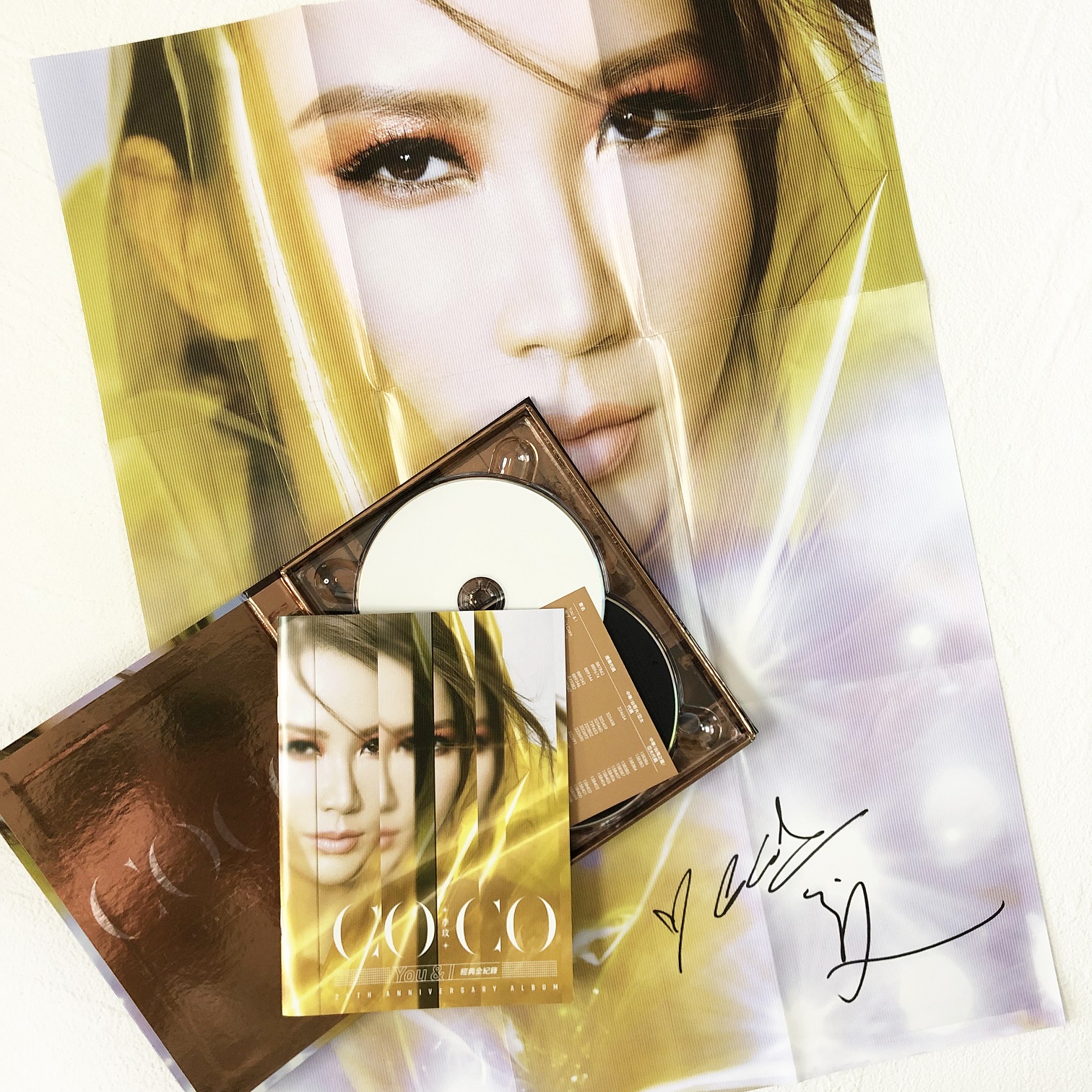 Spot Li Min YOUI Classic Full Record 2CD printed signature poster selection