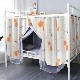 Student Dormitory Mosquito Net with Strong Light-Blocking and Anti-Mosquito Features, Integrated Bed Curtain 0.9m, Fully Enclosed, Suitable for Both Upper and Lower Bunk Beds, Bed Surround 1.2m
