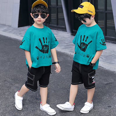 男童短袖t恤儿童上衣夏季款打底衫2021夏装中大童装洋气上衣