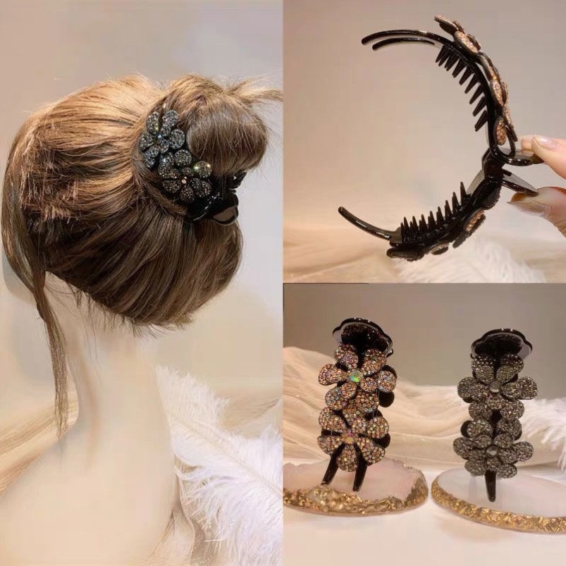 Net red pill head disc hair catching temperament hairpin hairpin hairspoon hairspoon hairpin hairpin hair ornament refined and upscale head decoration