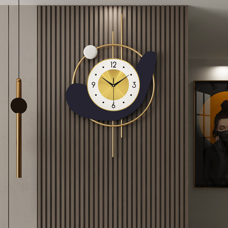Watch Watch Watch Wall Clock Living Room Fashion Art Atmosphere Wall Wall Decorating Northern Europe Light Luxury Creative Clock