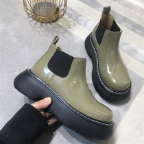 Chelsea short boots 2022 autumn and winter new Martin boots womens summer thin section mid-tube thick-bottomed chimney boots boots women