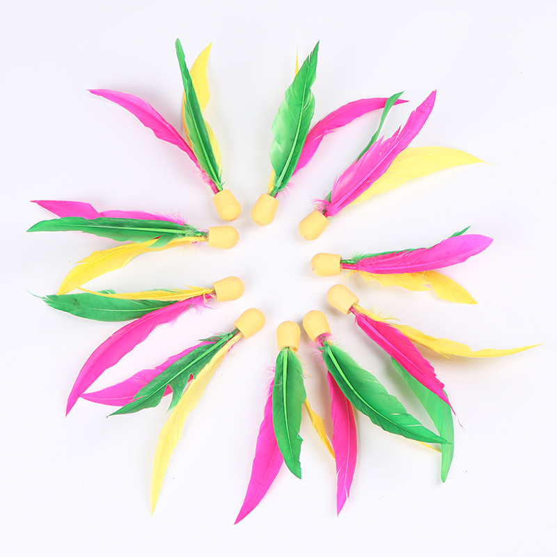 20pcs Shuttlecock board Badminton Cricket Shuttlecock Board Badminton Badminton Chicken feather ball Badminton Health ball Three hair ball
