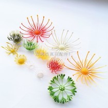  Wire mesh flower stamens Plastic flower heart simulation flower heart peony flower heart lily heart handmade filigree mesh flower material