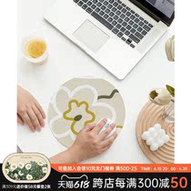 UARA (illustrator series) ins wind 100 hitch round mouse pad office cushion anti-burn waterproof and oil-free