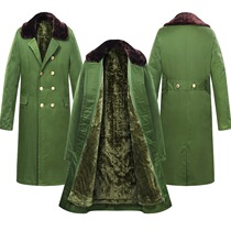 Winter cold-proof cotton coat ladies long style New military cotton padded jacket army cotton uniforms Force supplies suede security coat of clothing