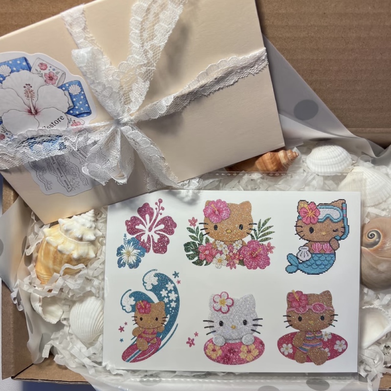 Vintage Hello Kitty Glitter Tattoo Stickers, High Aesthetic Value, Instagram-Style Cute Cartoon, Waterproof, Long-Lasting, Washable Stickers Vintage Hello Kitty Glitter Tattoo Stickers, High Aesthetic Value, Instagram-Style Cute Cartoon, Waterproof, Long-Lasting, Washable Stickers