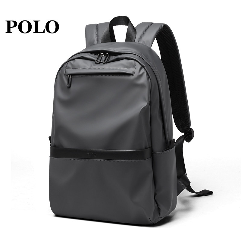 Polo backpack men's large capacity 14 inch computer backpack New fashion trend travel bag casual men's backpack
