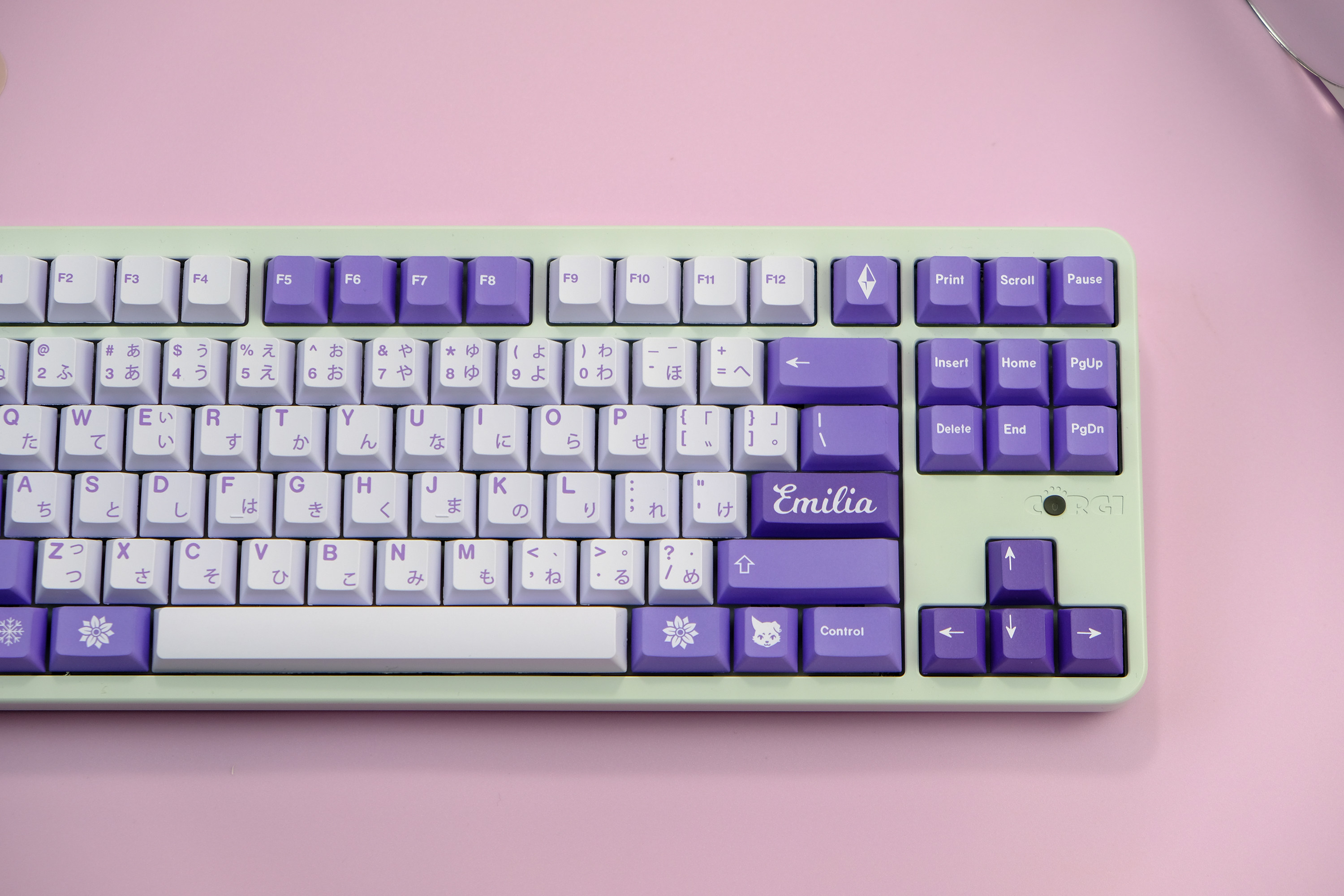 1 Set GMK Frost Witch Keycaps PBT Dye Subbed Key Caps Cherry