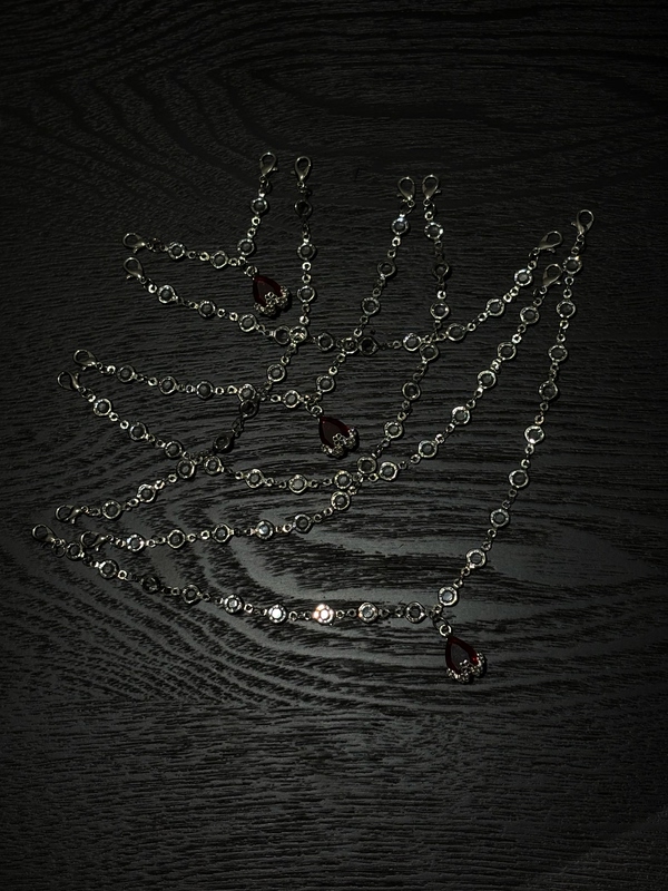 Spider Web Prince Series Shirt Back Decoration - Extremely Luxurious Banquet Original Design Back Chain