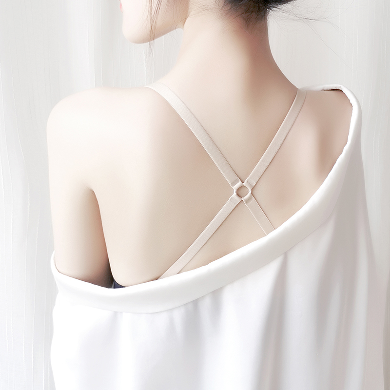 Underwear shoulder strap replacement invisible non-marking non-strangling cross bra belt underwear non-slip buckle removable anti-shedding trim