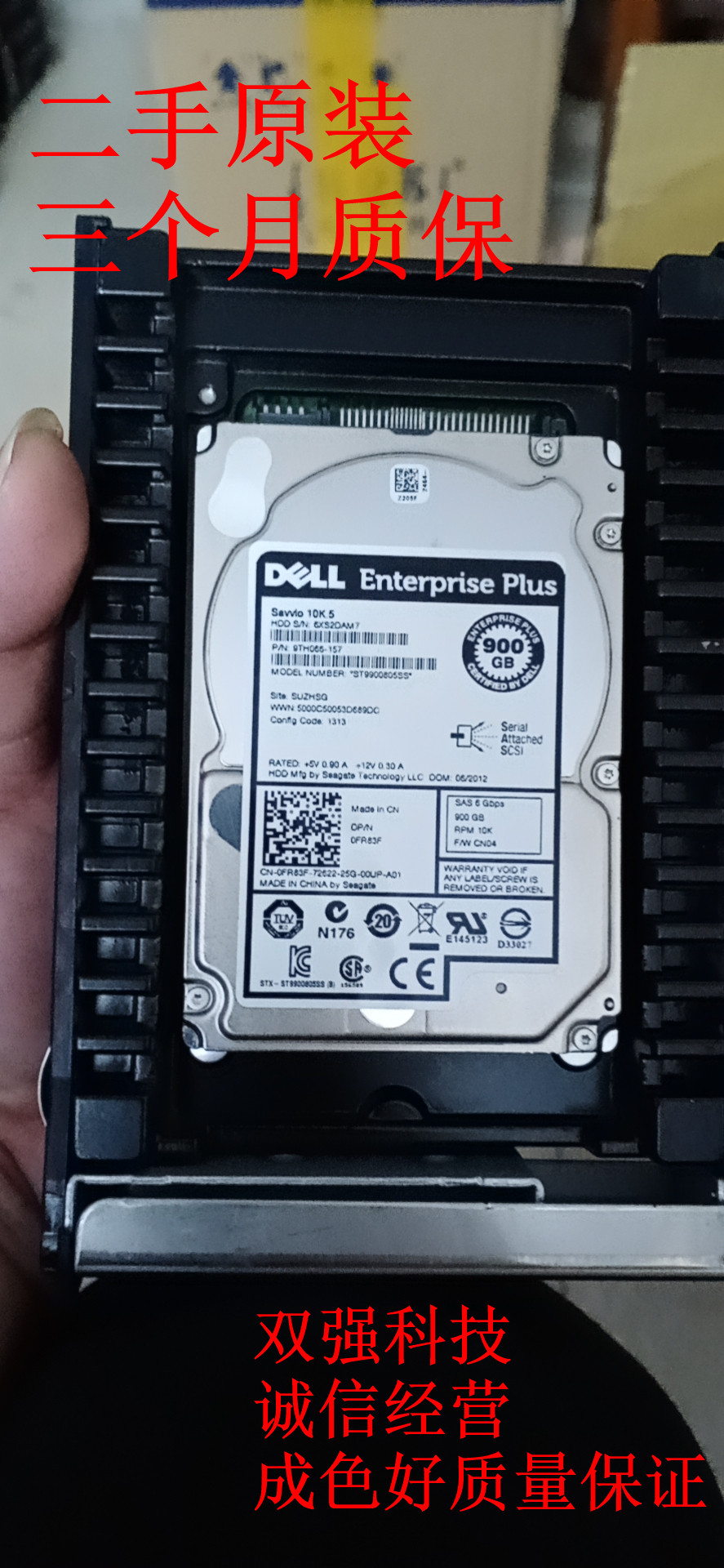 Original fit spot EqualLogic 0FR83F 0W4K81 900G10K 2 900G10K 5SAS 5SAS PS6300 6100