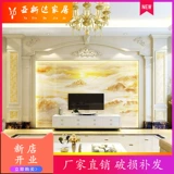 Имитация мраморной телевизионной фоновой настенная плитка плитка микроаллея простота европейская трехмерная гостиная каменная граница форма римская колонна