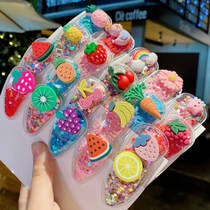 10 Daisy quicksand hair clips Korean children girl baby princess bb clip card broken hair bangs clip side hair card