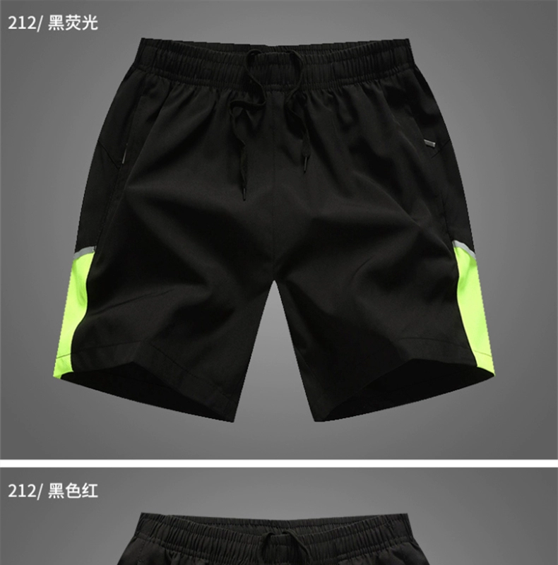 Ba chiếc quần short nam phiên bản Hàn Quốc của xu hướng quần lửng bóng rổ giản dị mùa hè chạy thể dục 3 điểm quần mỏng