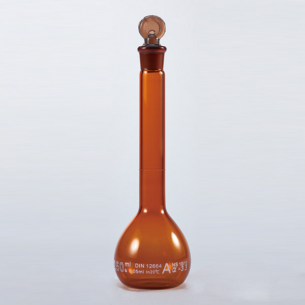 ASONE亚速旺容量瓶 (A级，棕色，附检测合格证书)CC-5633-01-20