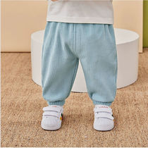Baby Pants Spring Autumn New Children Baby Big Fart Pants Long Pants Light Core Suede Pants Spring Up New Lanterns Outwear