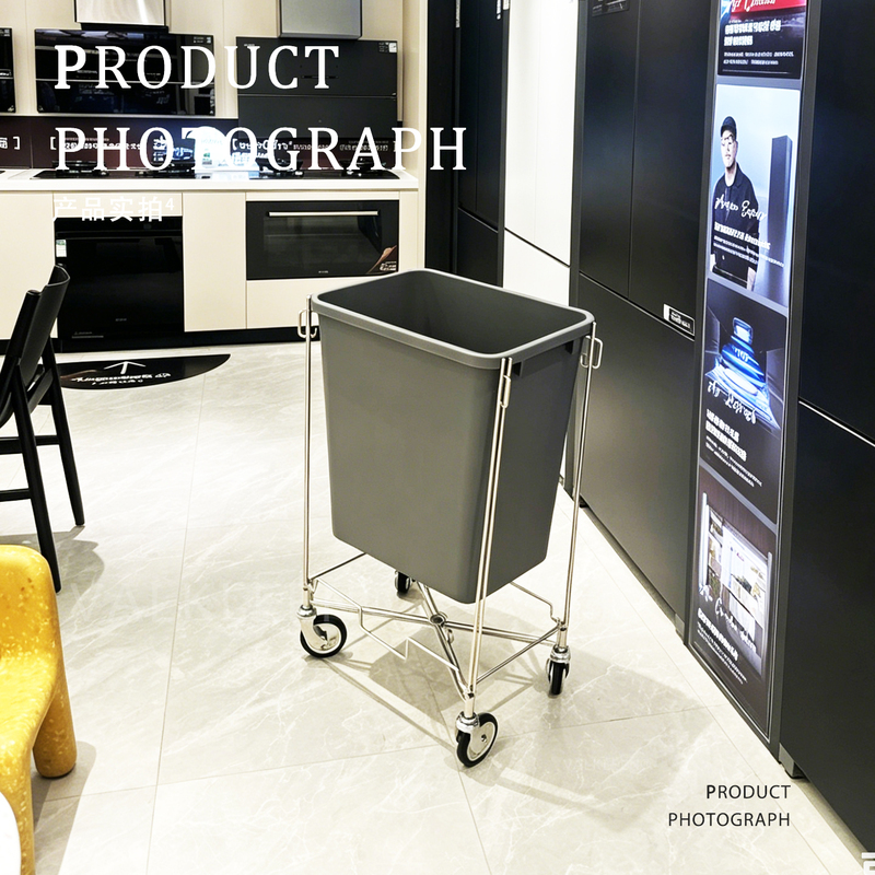 Trust 26L Trash Can Commercial Kitchen Waste Bin Toilet Plastic Sanitary Bin Household Waste Paper Basket