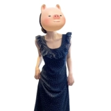 Летнее платье, весенняя длинная юбка, в цветочек, французский стиль