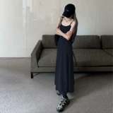 Летняя длинная юбка, французский стиль, эффект подтяжки, подходит для подростков, премиум класс, облегающий крой, с акцентом на бедрах