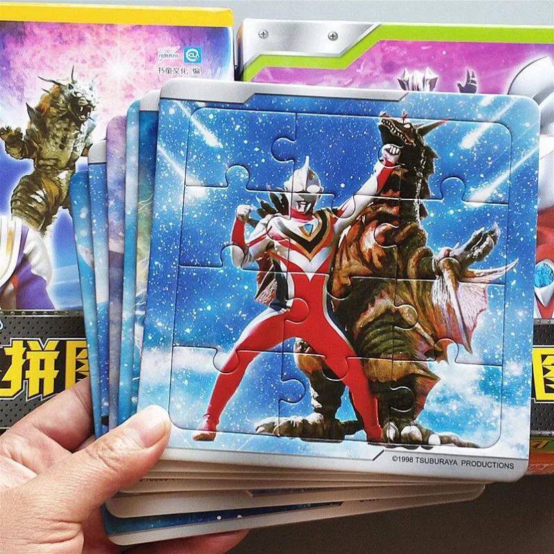 Wooden Autman Jigsaw Puzzle 3 To 6 Years Old Puzzle Jigsaw Characters Young Children Develop Enlightenment Boy Moving Brain Birthday Present