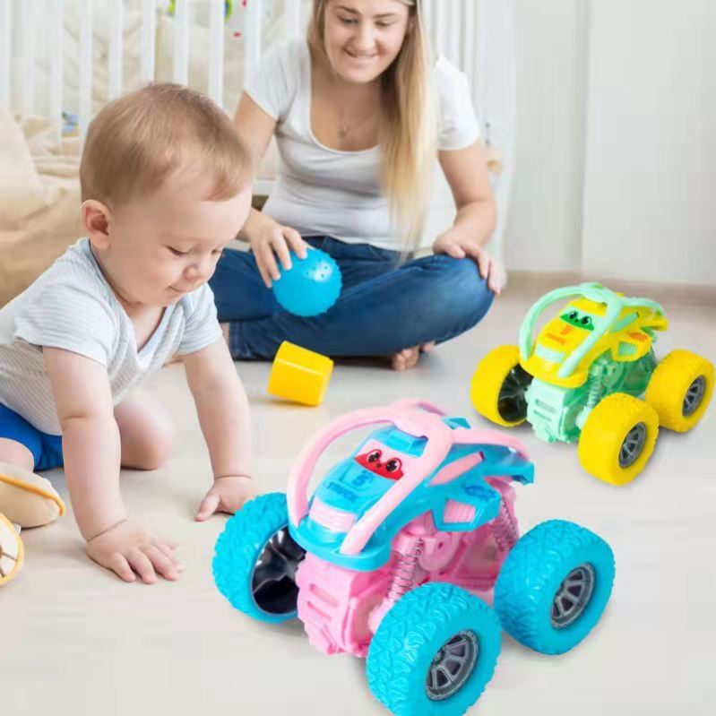 Sliding Back Force Off-road Car Monster Truck Toy Alloy Racing Chariot Mountain Twisted Beach Inertial Stunt Speed