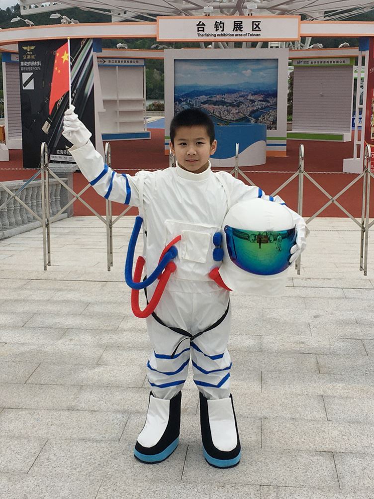 61 Performance suit Cartonans occasionally conserved IAF Opening ceremony Science and Technology Sense Children's Day Men's and Men's Limen