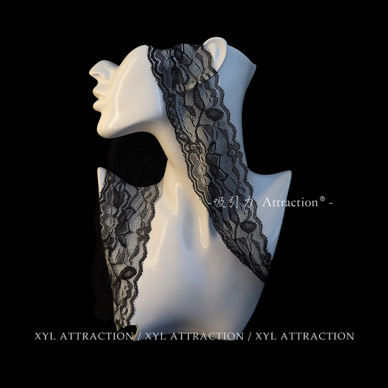 Attractive "Night Charm Eye Covering Bandage" French-Style Long Lace Ribbon Abstinence-Style Face-Covering Mesh Couple Accessories Eye Mask Attractive "Night Charm Eye Covering Bandage" French-Style Long Lace Ribbon Abstinence-Style Face-Covering Mesh Couple Accessories Eye Mask