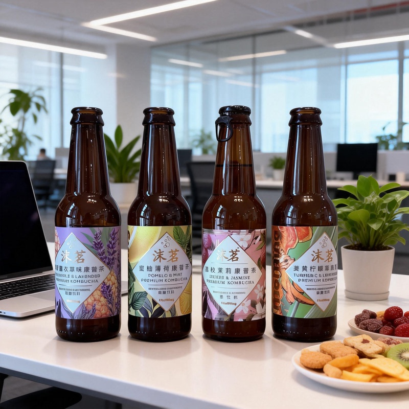 【A Sober Pleasure】Moming Kombucha Low Sugar 0 Fat 0 Caffeine Probiotic Fermented Tea 230ml