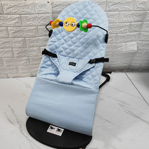 Baby rocking chair baby coaxing artifact baby sleeping recliner newborn cradle bed novice mother taking care of her baby artifact