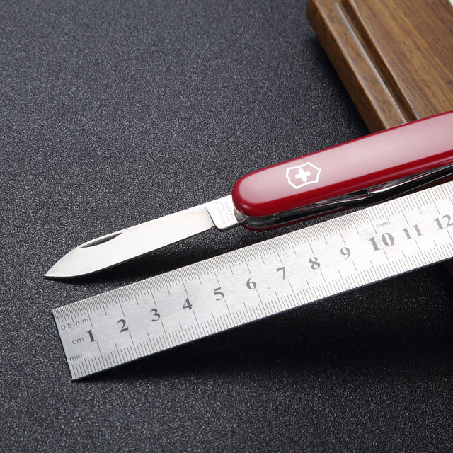 Victorinox Swiss Army Knife Featherweight Boxer 84mm Outdoor Multifunctional Folding Small Knife 0.2303 ຂອງແທ້