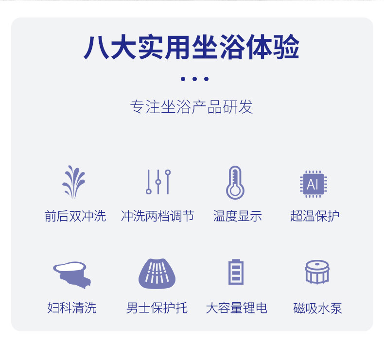 Биде 电动坐浴盆冲洗痔疮男女专用术后泡药盆熏洗熏蒸马桶洗屁股盆神器 Chsa