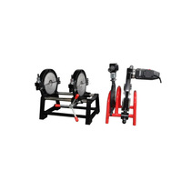 PE pipe docking machine 160 hot melt machine two-ring four-ring fully automatic 250 heat sealing machine large welding machine