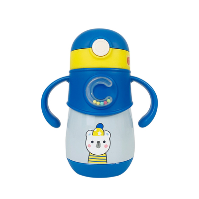 可可萌！儿童316带吸管保温杯